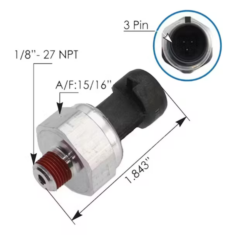 Cargue la imagen en el visor de la galería, Peterbilt Multiple Applications 2CP90-10SVC Air Pressure Switch (0-150 PSI)
