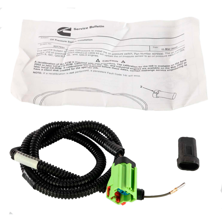 Cummins 3164755 Switch Oil Pressure Harness Kit